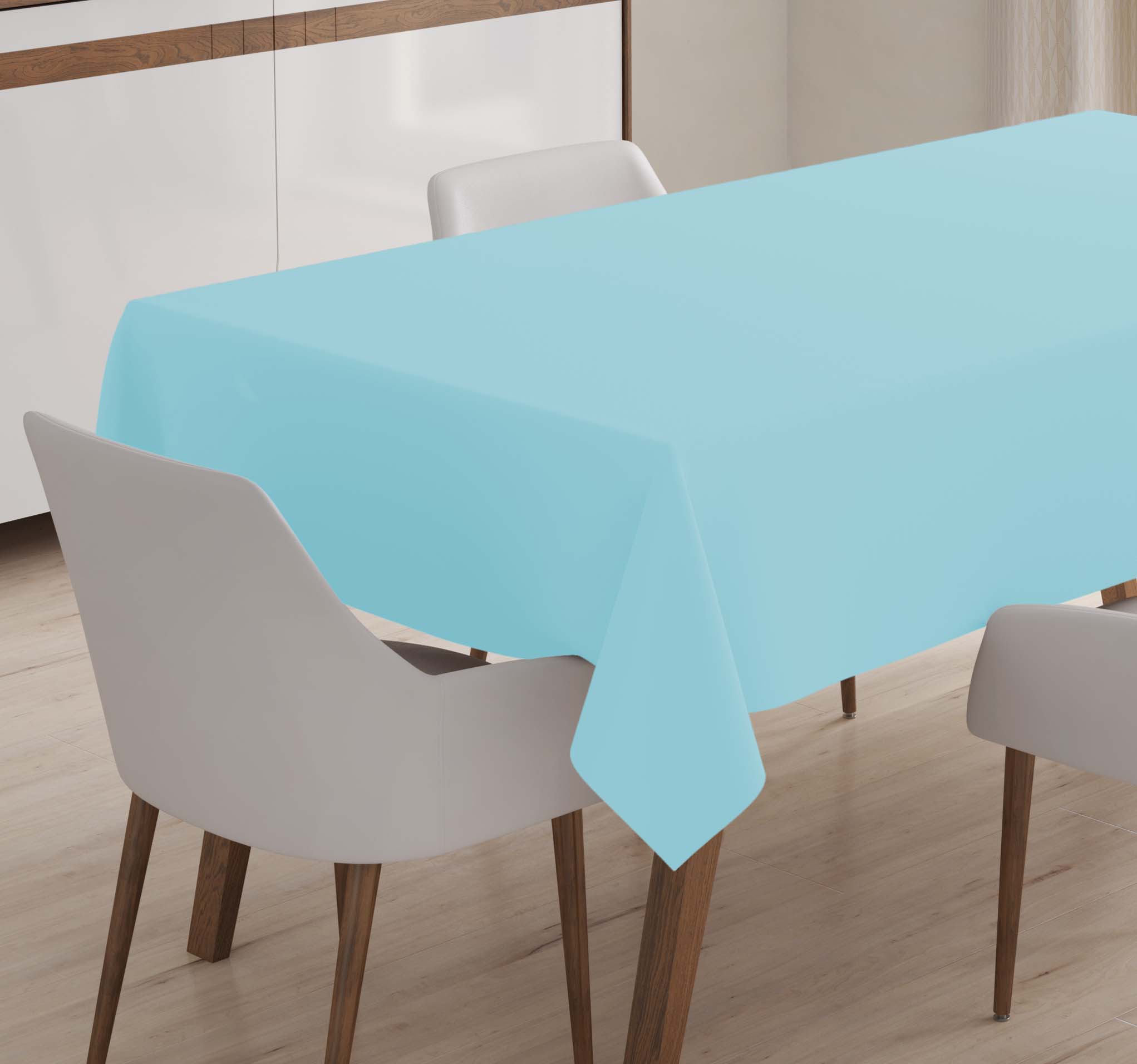 Tischdecke - kariert in Himmelblau Tischdecke - kariert in Himmelblau