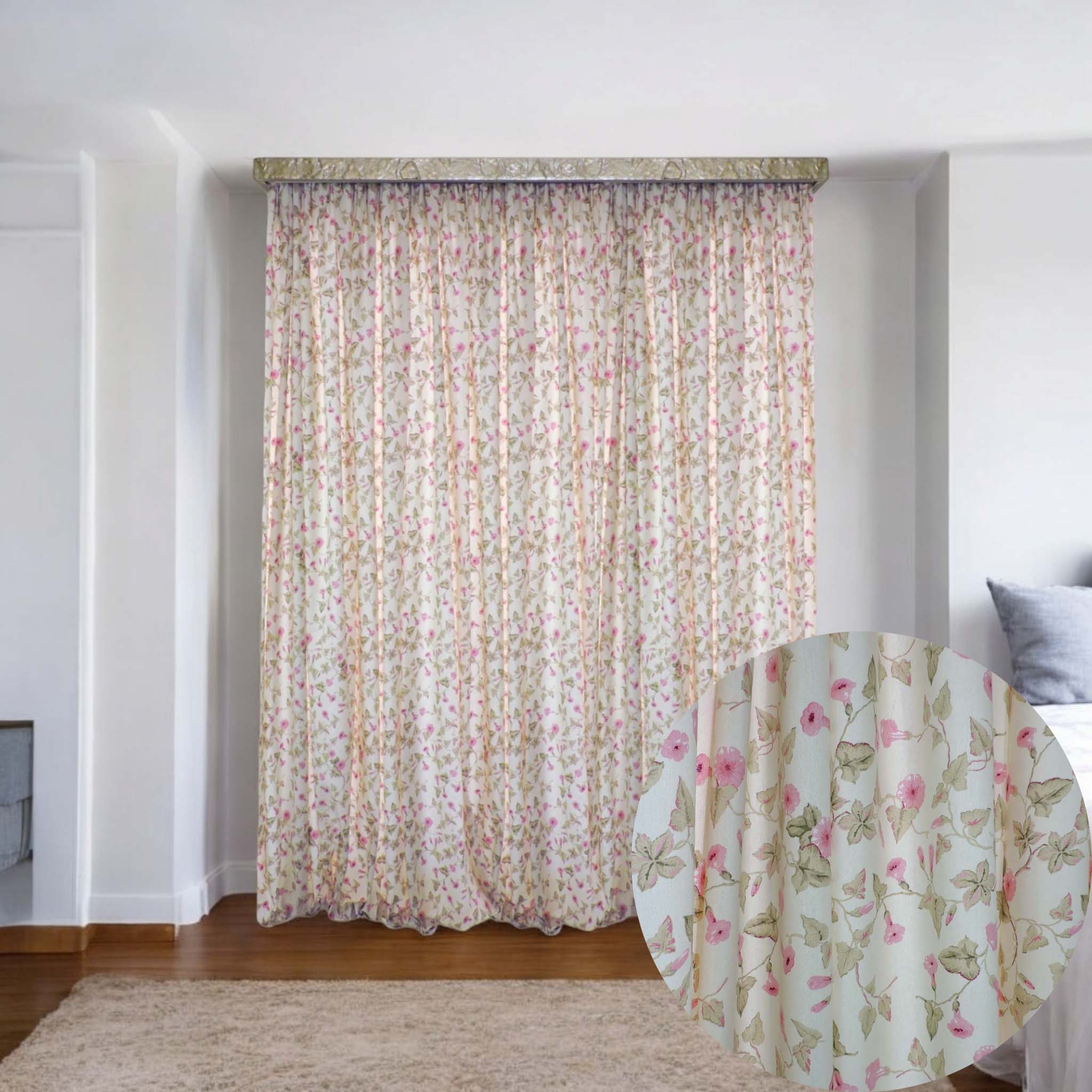Κουρτίνες FLORISH SPRING IVORY (2)