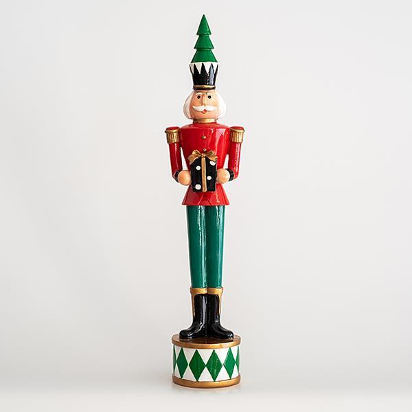 SOLDAT MIT EINER GESCHENK